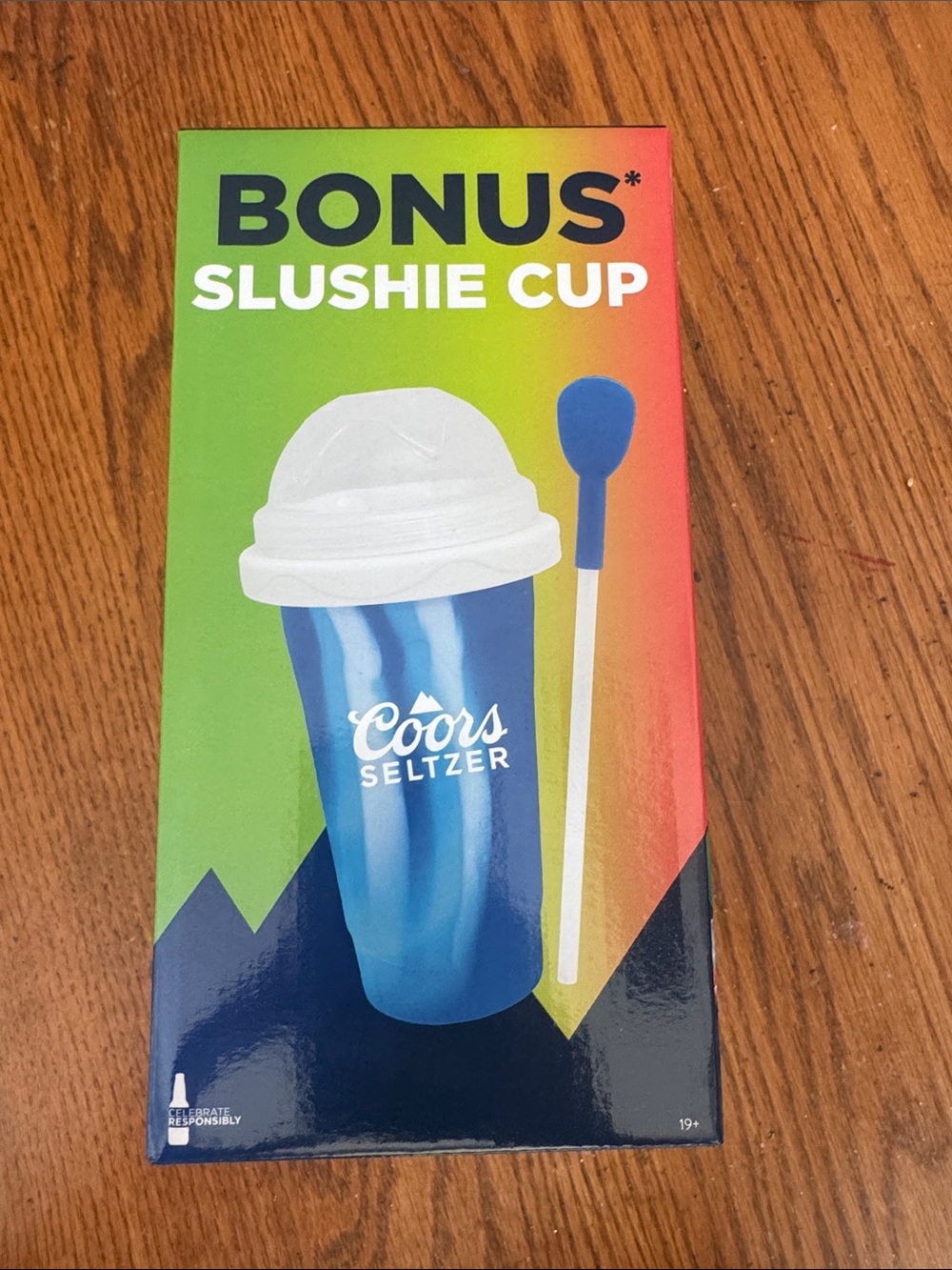 Coors Seltzer Blue Slushie Cup